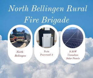 Read more about the article The North Bellingen Rural Fire Brigade has taken a significant step towards sustainability and energy independence by installing: